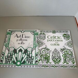 Set of two cool, unique, educational, awesome Usborne coloring books